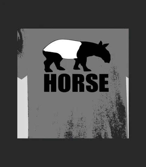 Exmormon Novelty Tapir Horse