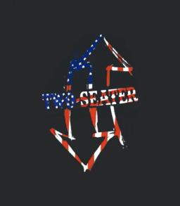 Two Seater American Flag