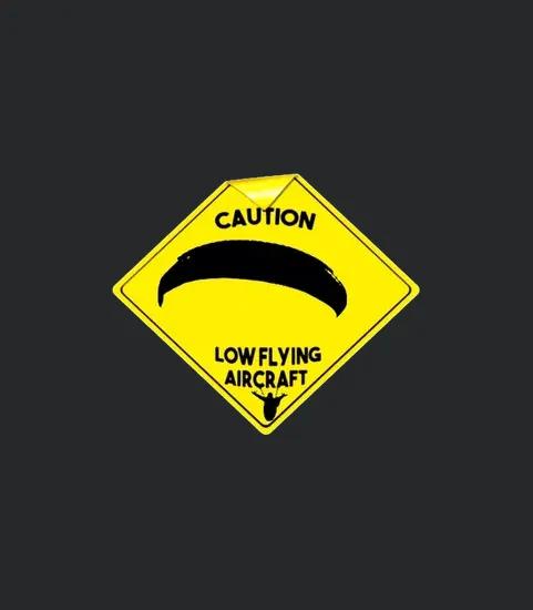 Parapente Caution Low Flying