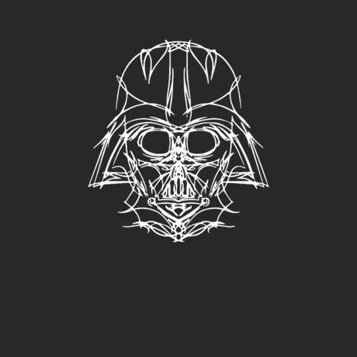 Wireframe Darth Vader