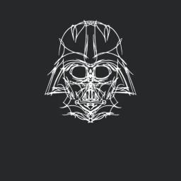 Wireframe Darth Vader