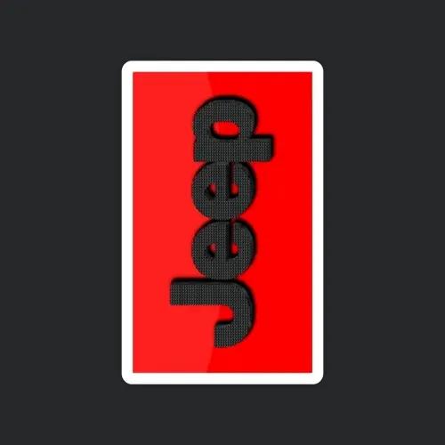 Jeep Emblem Carbon