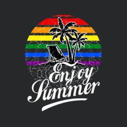 Retro Gay Pride Summer