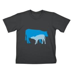 Cow And Calf Colored