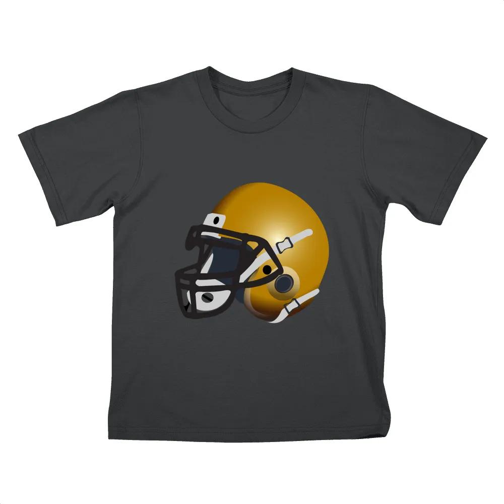Gold Football Helmet
