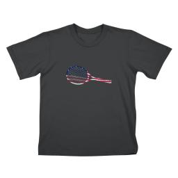 Funny Tennis Player Racket