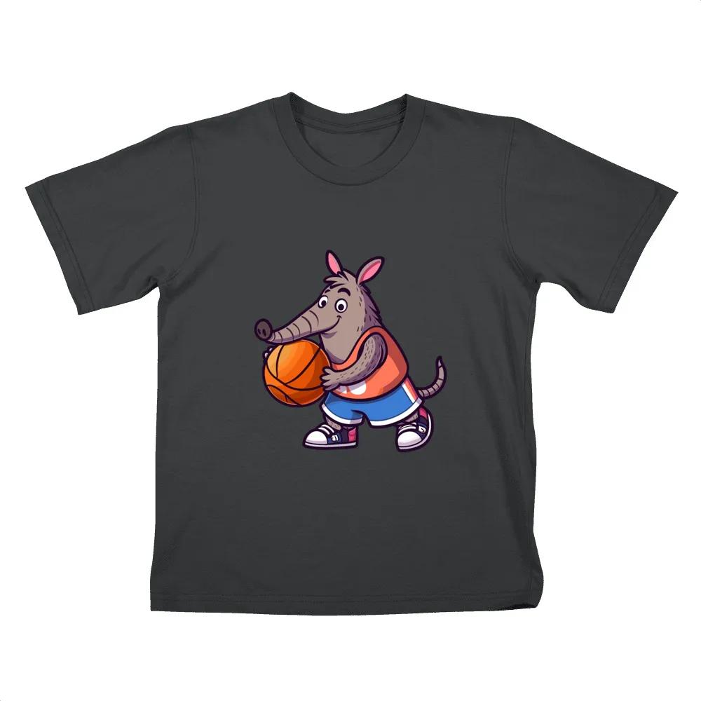 Aardvark Playing Basketball