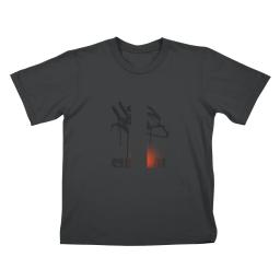 Black And Red Minimalist Grunge Art