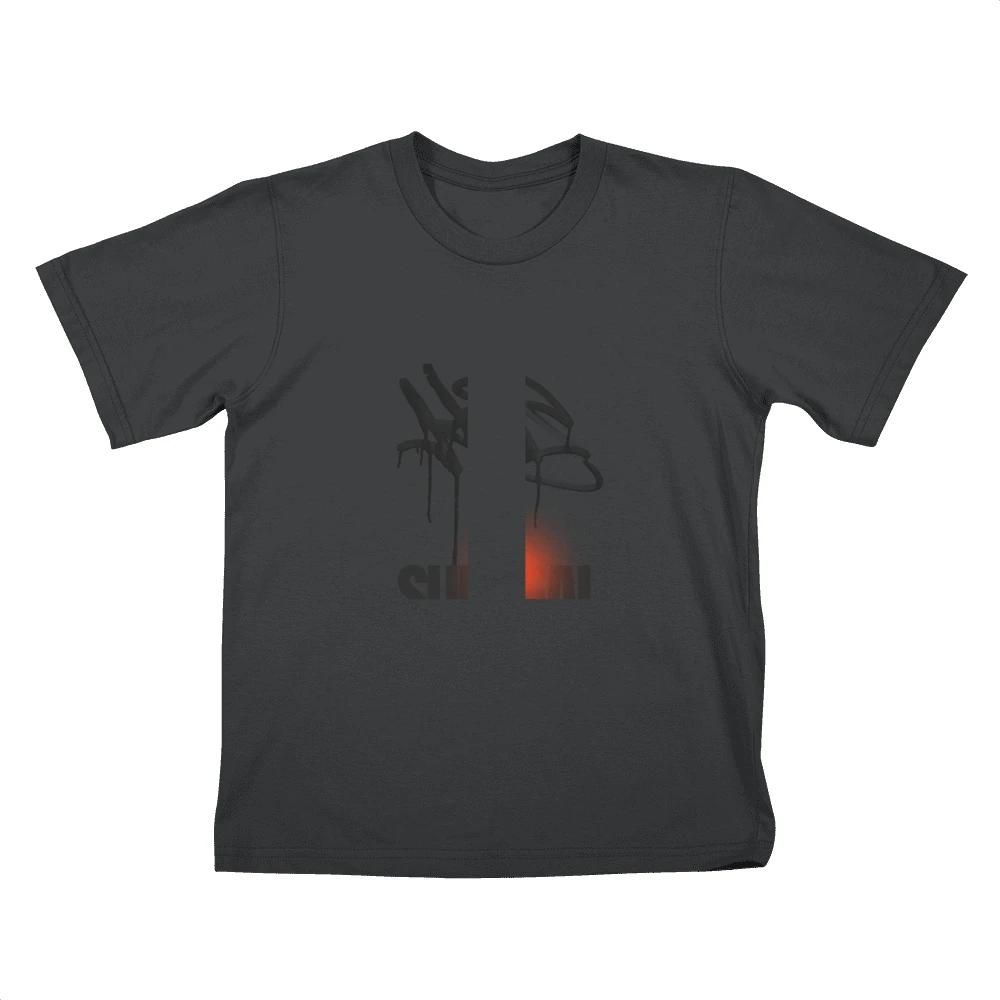 Black And Red Minimalist Grunge Art