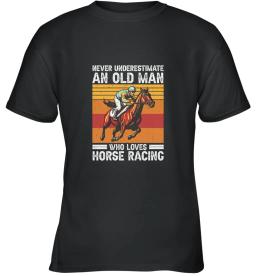 Horse Racing Lover Old Man