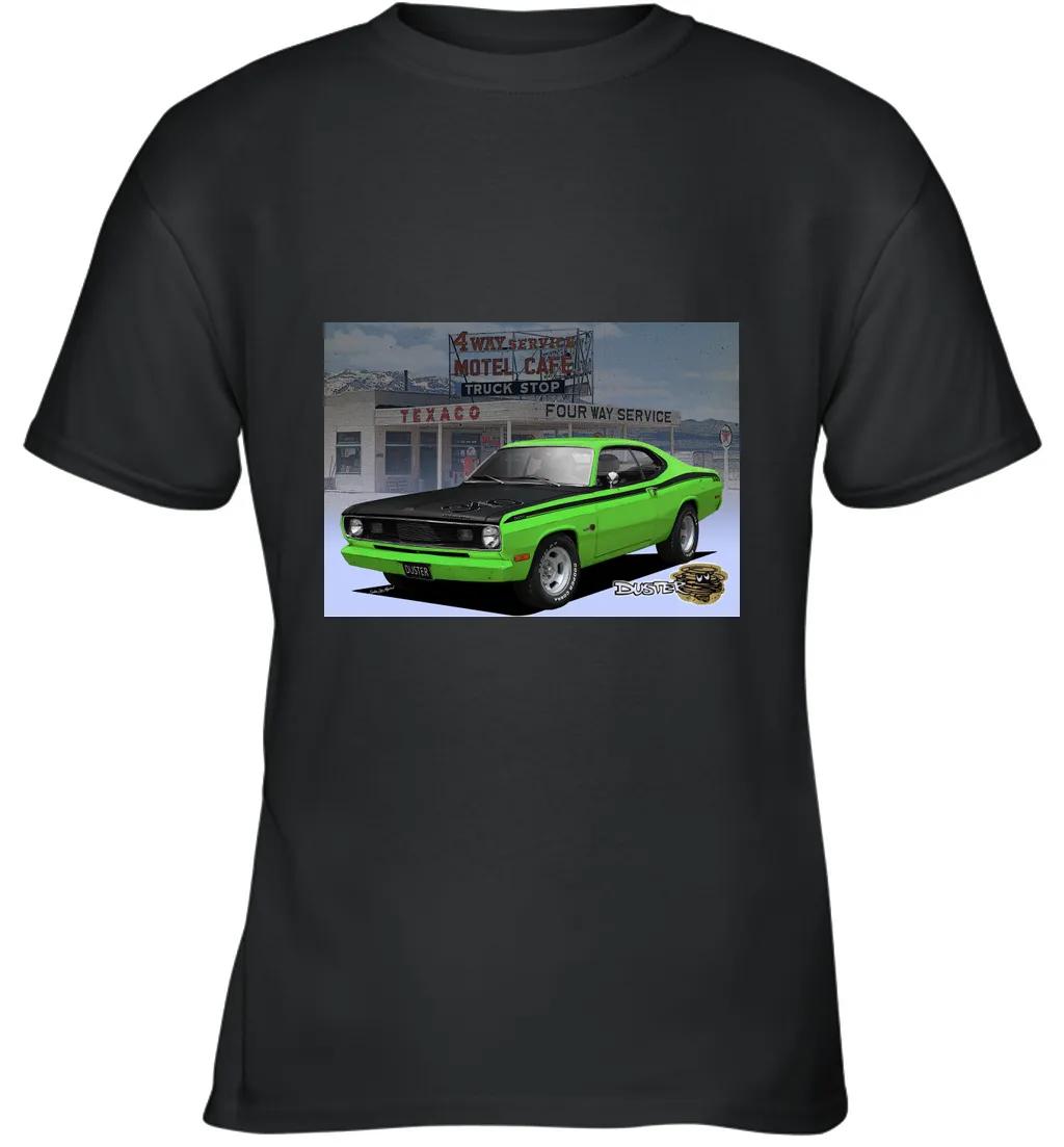 1970 74 Duster Poster Green