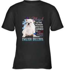 Blessed White English Bulldog