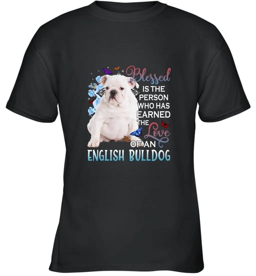 Blessed White English Bulldog