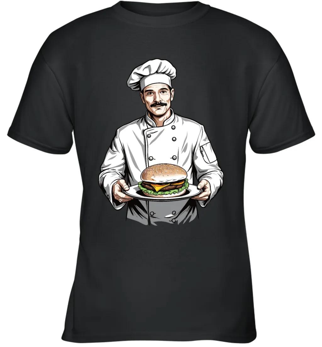 Chef With Hamburger T Design