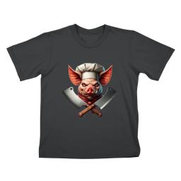 Chef Pig With Cleavers