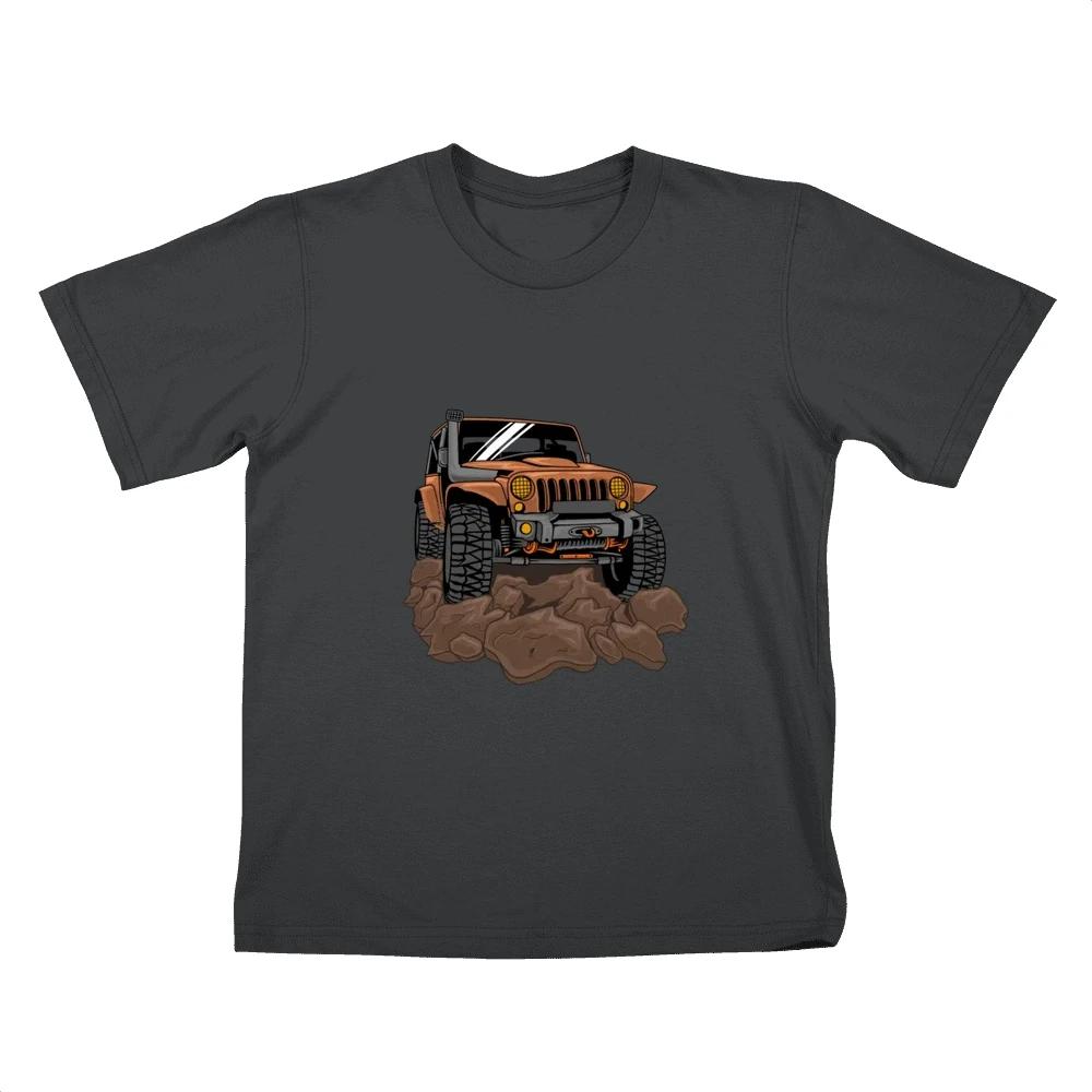 Jeep Offroad Drive On Dirt Or Mud