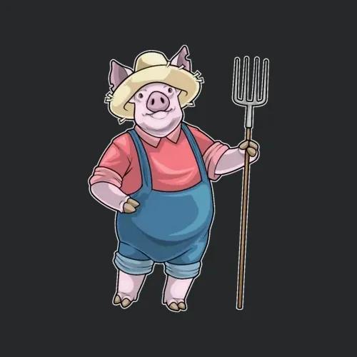 Pig Farmer Pitchfork