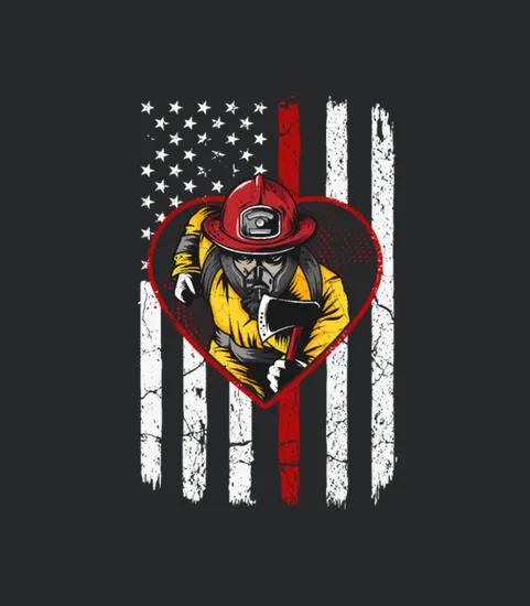 Heroic American Firefighter