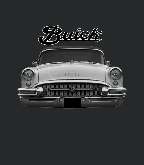 1955 Buick Two Side White