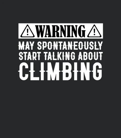 Climbing Warning