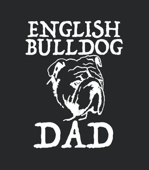 Mens English Bulldog Dad Tee