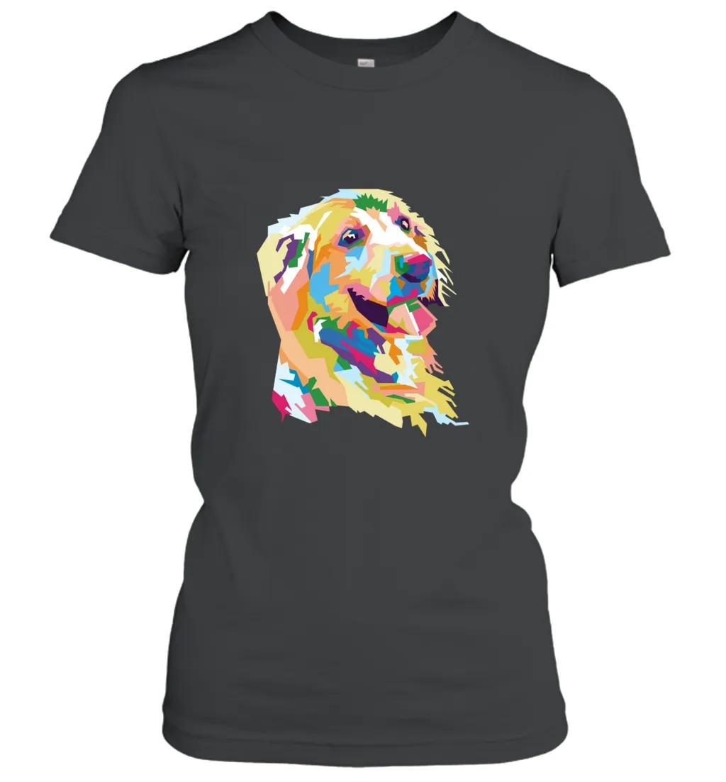 Geometric Colorful Smile Dog