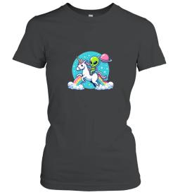 Alien Riding Unicorn