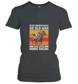 Horse Racing Lover Old Man