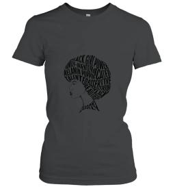 Afro Hair Word Art Design