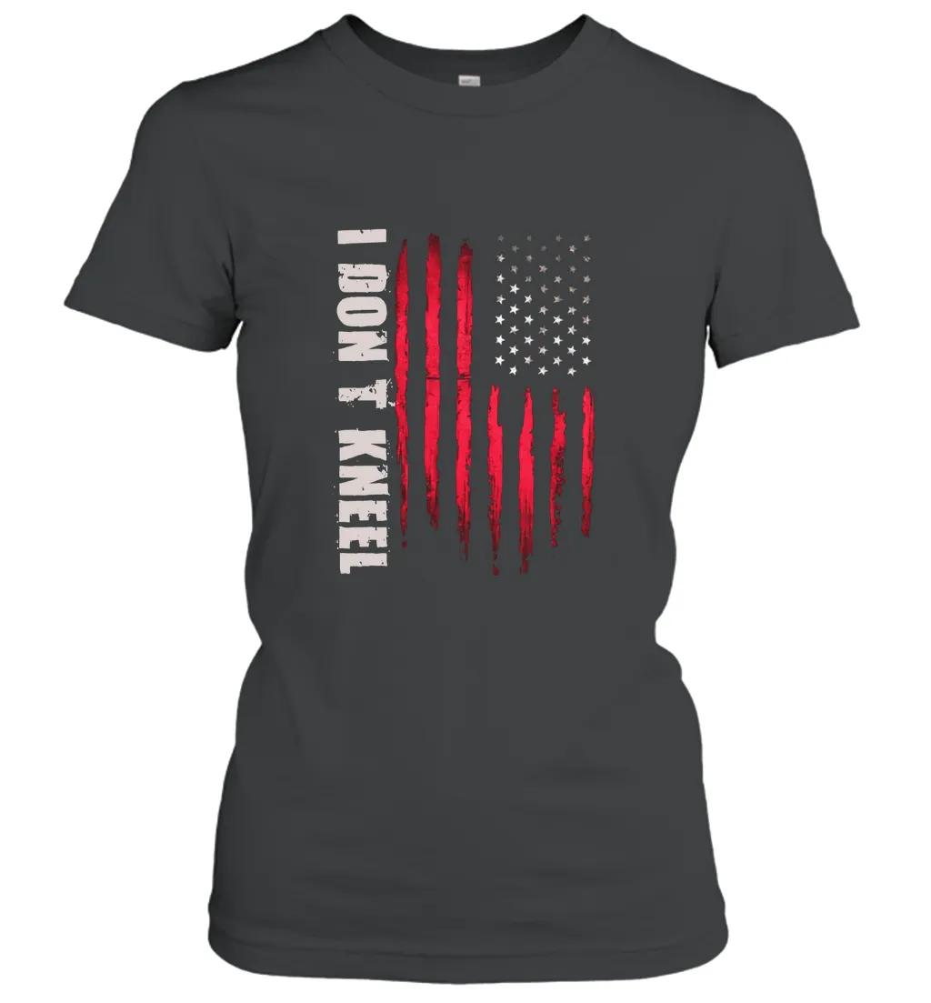 I Dont Kneel American Flag
