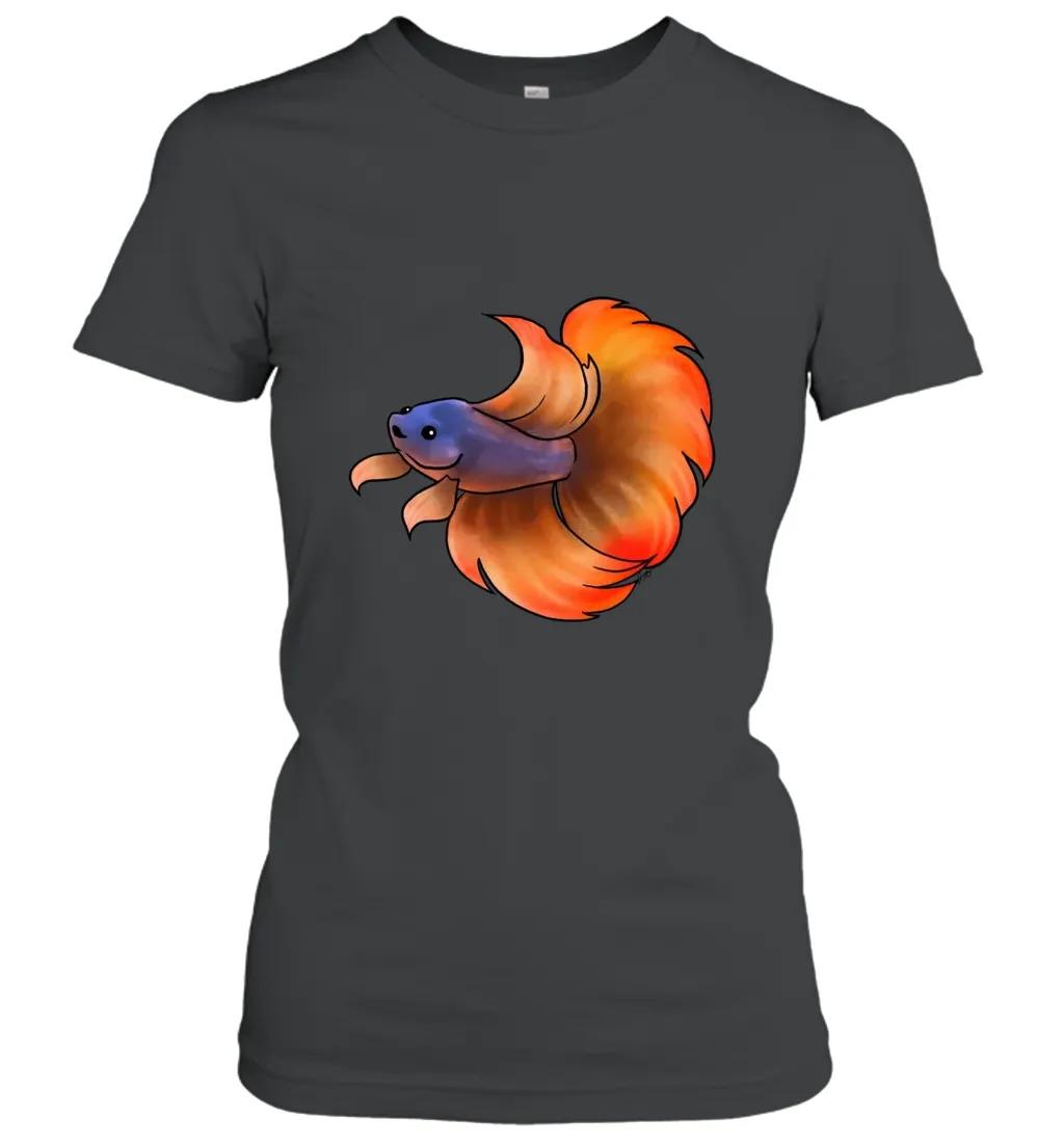 Fish Betta Fish Orange Indigo