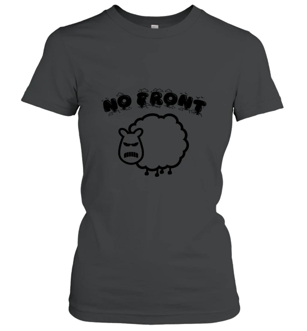 No Front Angry Sheep Black Print