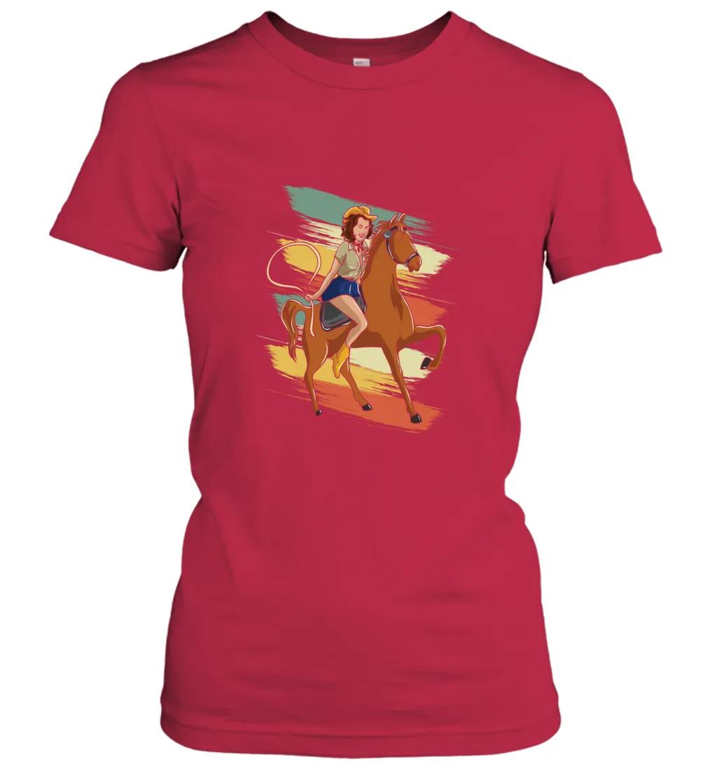 Rodeo Riding For Girls Motif