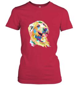 Geometric Colorful Smile Dog