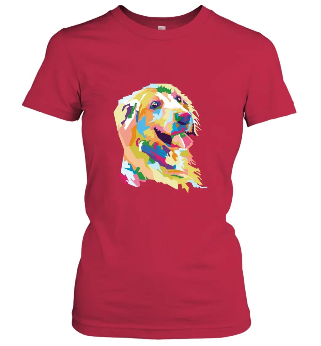 Geometric Colorful Smile Dog