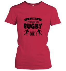 I Just Freaking Love Rugby Shirt