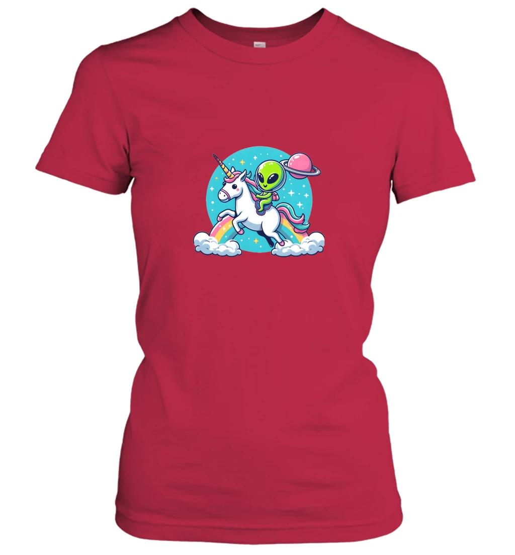 Alien Riding Unicorn