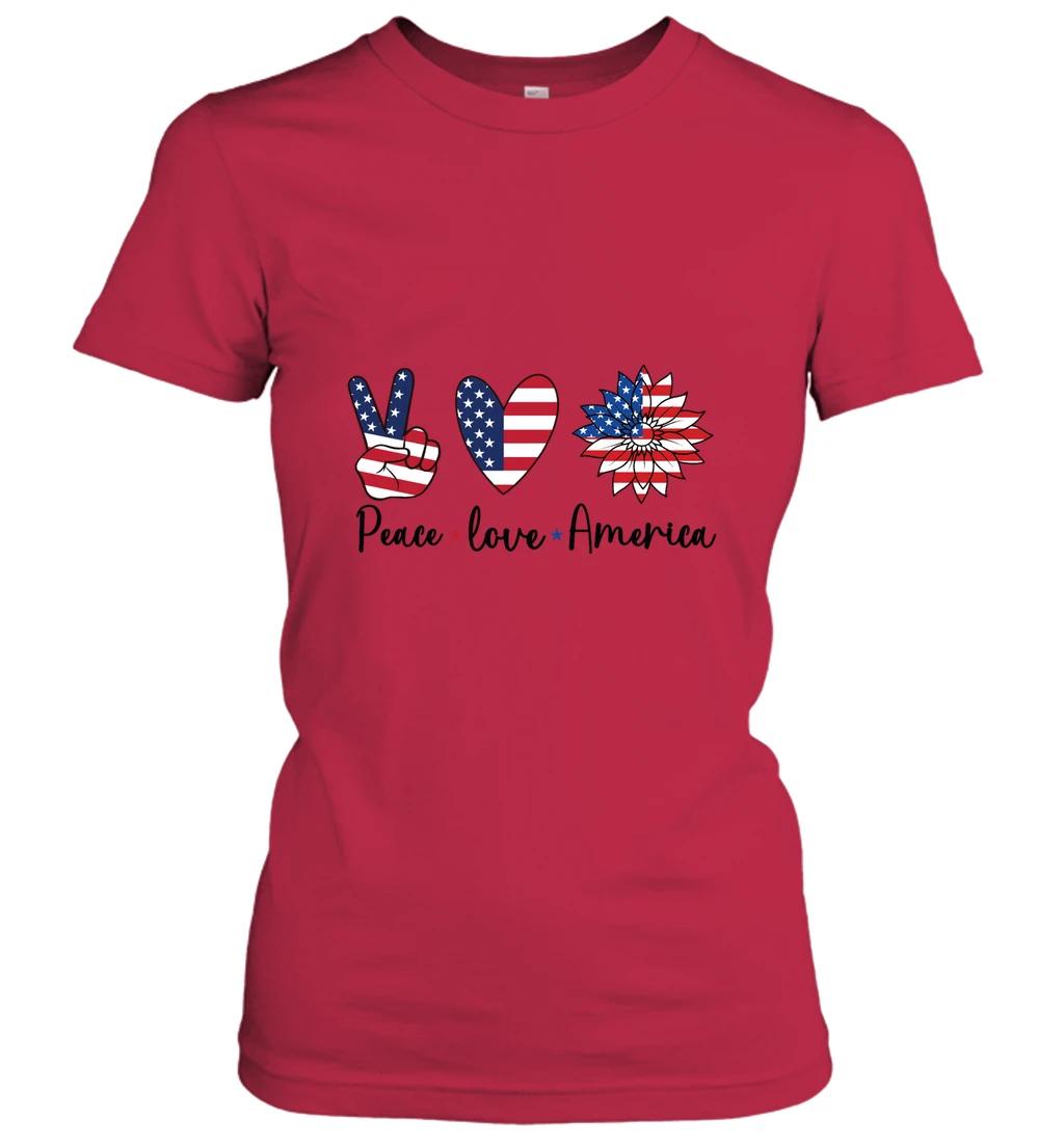 Peace Love America Design