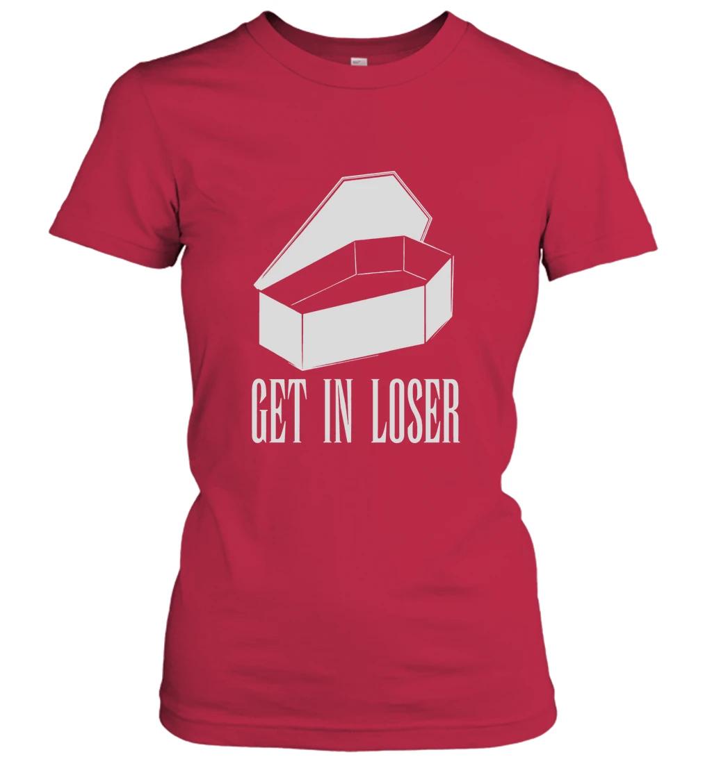 Get In Loser Funny Sarcastic Coffin