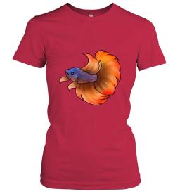 Fish Betta Fish Orange Indigo