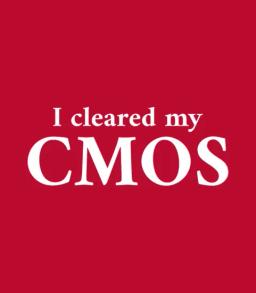 I Cleared My Cmos White