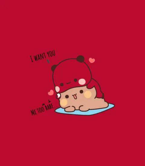 Bear And Panda Couple Quote