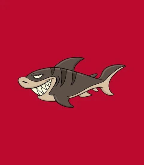 Cartoon Angry Fish