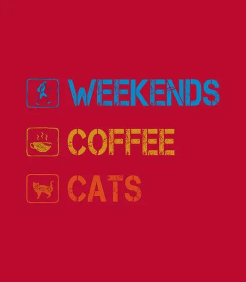 Hiking Weekends Coffee Cats