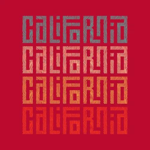 California Vibes Colorful Graphic