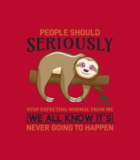 Sloth Funny Saying Quote