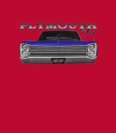 1968 Plymouth Fury Front Blue