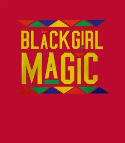 Black Girl Magic Tribal Design