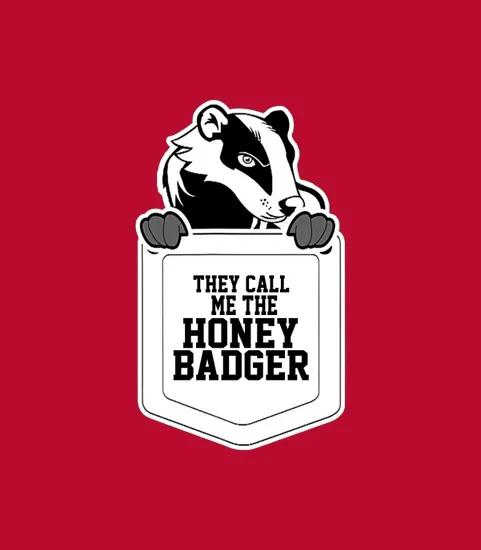 Funny Honey Badger Pocket