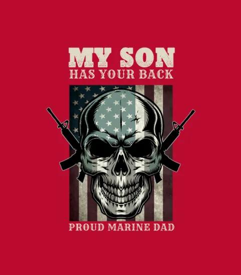 Proud Marine Dad Giftidea